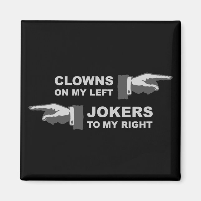 Clowns & Jokers Magnet (Front)