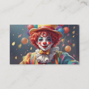 Clowns pour les fêtes d'anniversaire Cartes de vis