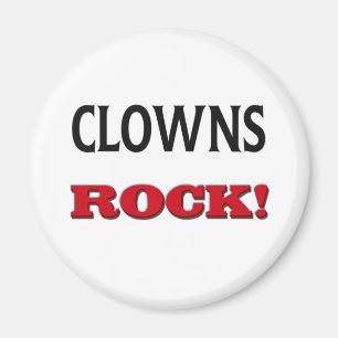 Clowns Rock Magnet