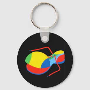 Clown's Shoe Keychain