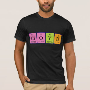Cloyd periodic table name shirt