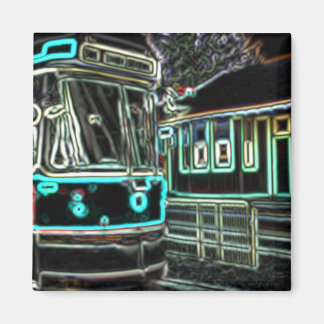 CLRV Neon à stn Carré Magnet