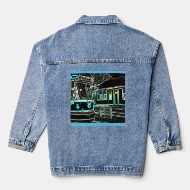 CLRV Neon à stn Denim Jacket (Verso)
