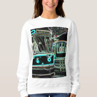 CLRV Neon à stn Sweatshirt de base pour femmes