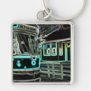 CLRV Neon at stn Large Premium Keychain