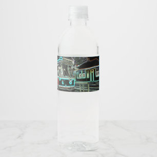 CLRV Neon at stn Water Bottle Label Set