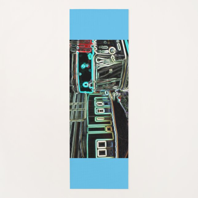 CLRV Neon at stn Yoga Mat (Front)