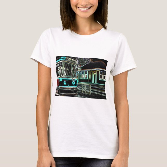 CLRV Neon au t-shirt de base féminin stn (Devant)