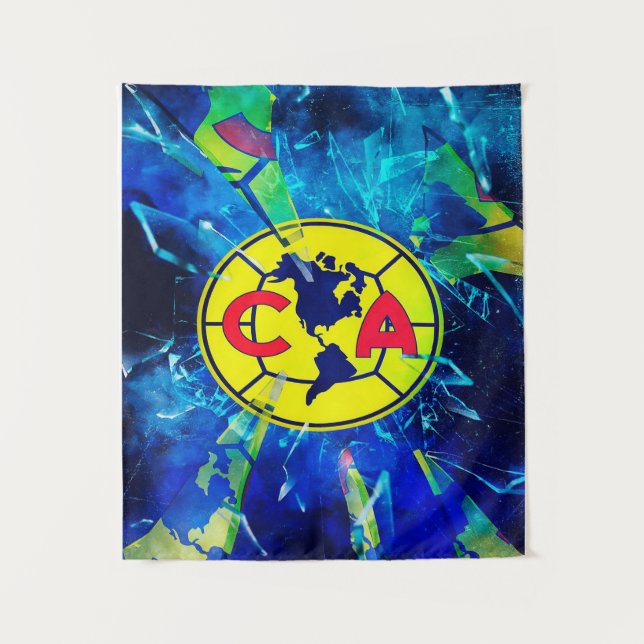 Club  America Blanket Tapestry (Front)
