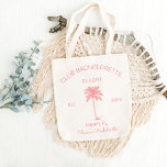 Club Bachelorette Palm Beach Destination Wedding Tote Bag<br><div class="desc">Club Bachelorette Palm Beach Destination Wedding Tote Bag</div>