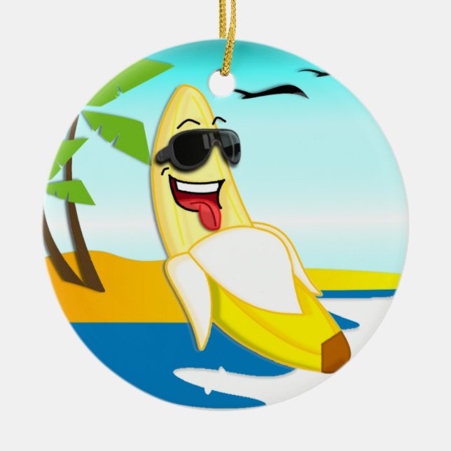 Club Bananas - Official Merchandize Ceramic Ornament (Front)