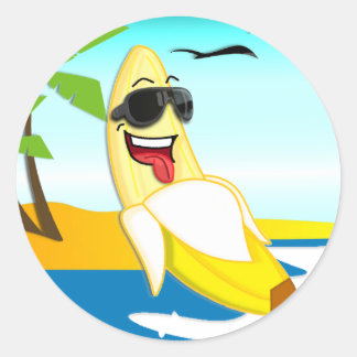 Club Bananas - Official Merchandize Classic Round Sticker