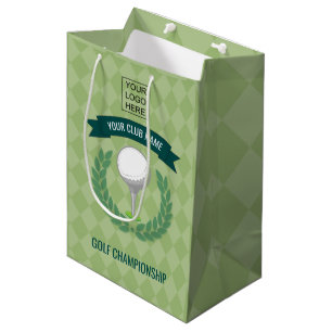 Club/Corporate Golf Tournament add logo gift favou Medium Gift Bag
