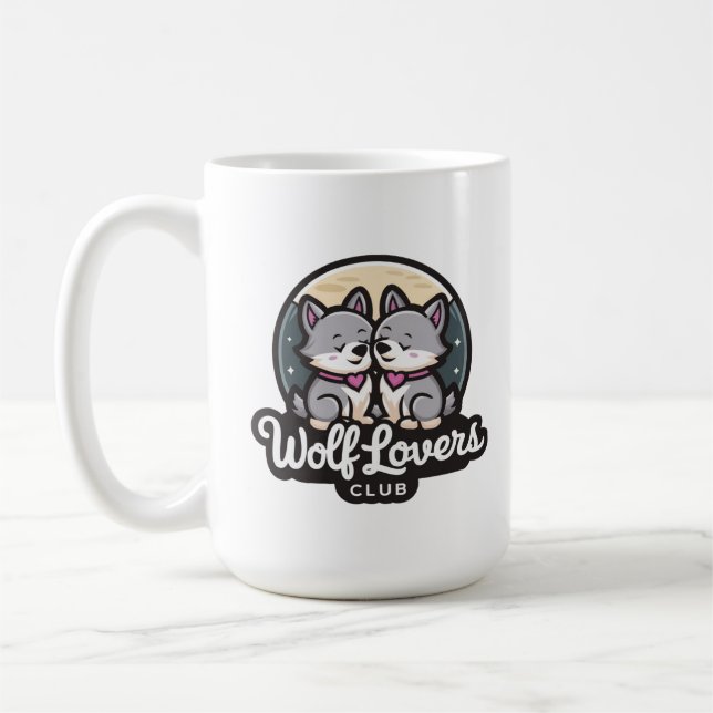Club d'amoureux du loup - Werewolf Coffee Mug (Gauche)