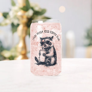 Club de café glacé Trash Panda Raccoon drôle