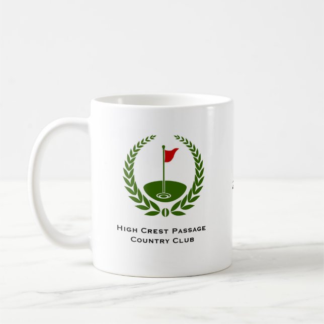 Club de golf customisé Coffee Mug commémoratif (Gauche)