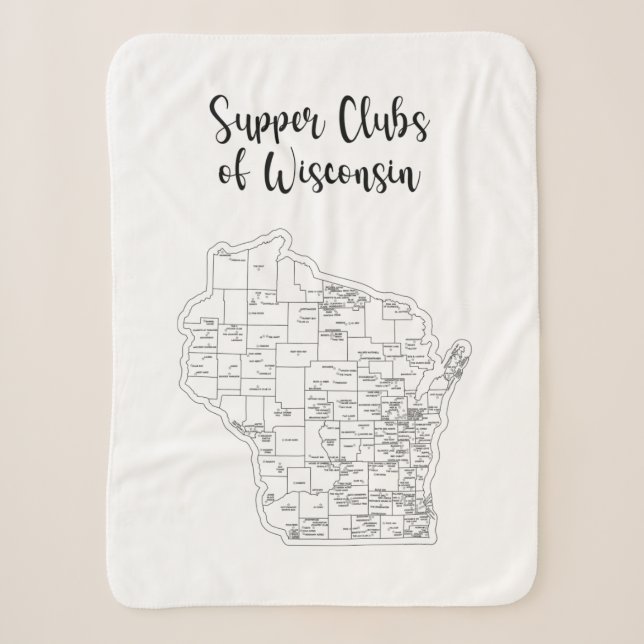 Club de soupe du Wisconsin Petite couverture Sherp (Devant)