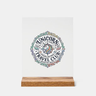 Club de voyage licorne Conception originale Zazzle