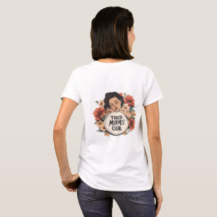Club des mamans fatiguées - T-shirt avec impressio