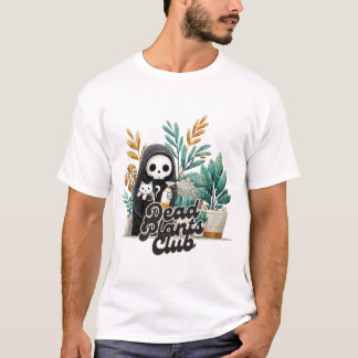 Club des Plantes Mortes T-Shirt Mignon Chat Squele