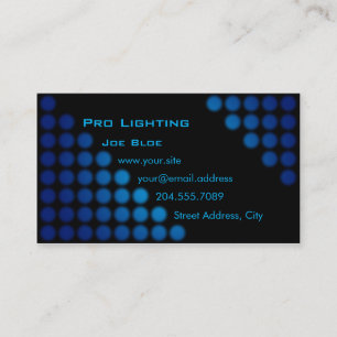 Club DJ / Lighter Business Card