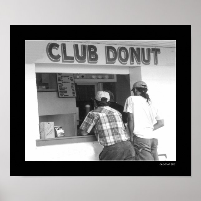 Club Donut Poster (Front)