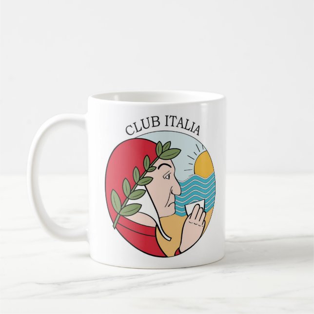 Club Italia classic Dante mug (Left)