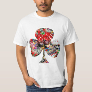 Club - Las Vegas Playing Card Shape T-Shirt