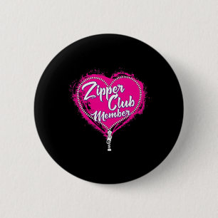 Club Member Open Heart Surgery Survivor  2 Inch Round Button