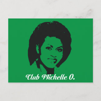 Club Michelle O Postcards, Kelly Green Postcard