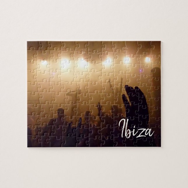 Club Night in Ibiza Photographic Jigsaw Puzzle (Horizontal)