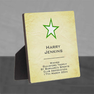 Club or Association Winner Award Plaque