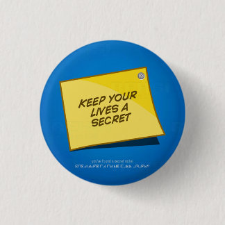 Club Penguin 1 Inch Round Button