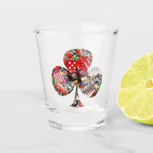 Club Playing Card Shape * Gamblers Delight Shot Glass