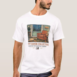 Club Reste à la Maison - T-Shirt Salon Cosy - Chat