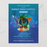 Club Summer Music Festival add logo advertisement