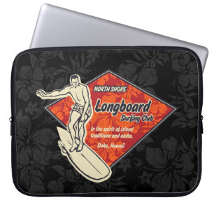 Club Surfing Diamond Hawaiian Neoprene Wetsuit Laptop Sleeve