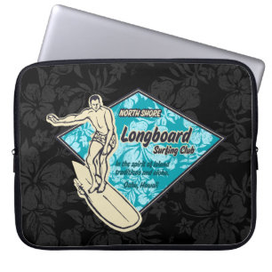 Club Surfing Diamond Hawaiian Neoprene Wetsuit Laptop Sleeve