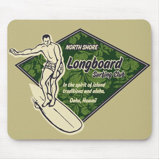 Club Surfing Logo Mousepad (Front)