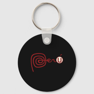 Club Universitario De Deportes Peru Futbol Soccer Keychain
