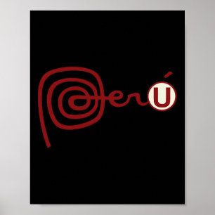 Club Universitario De Deportes Peru Futbol Soccer  Poster