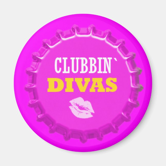 Clubbin Divas School Locker magnet office magnet (Front)