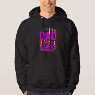 Clubfoot Awareness Warrior Dad Ctev Tev Survivor   Hoodie