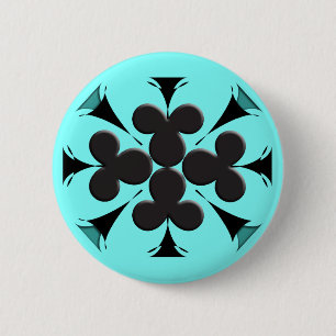 Clubs 2 Inch Round Button