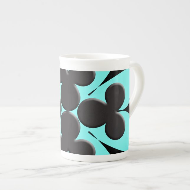 Clubs Bone China Mug (Front Right)