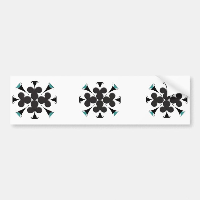 Clubs Bumper Sticker (Front)