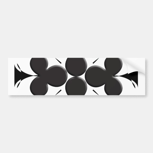 Clubs Bumper Sticker (Front)