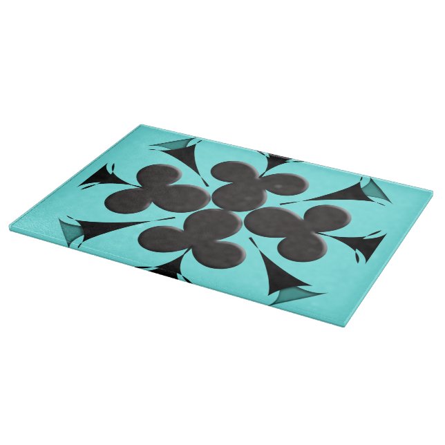 Clubs Cutting Board (Corner)
