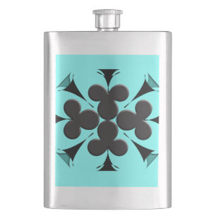 Clubs Hip Flask
