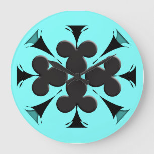 Clubs Large Clock